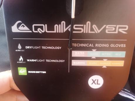 Quiksilver pánske zimné rukavice veľkosť xl, quiksilver,xl