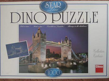 Puzzle tower bridge - svieti v tme, 
