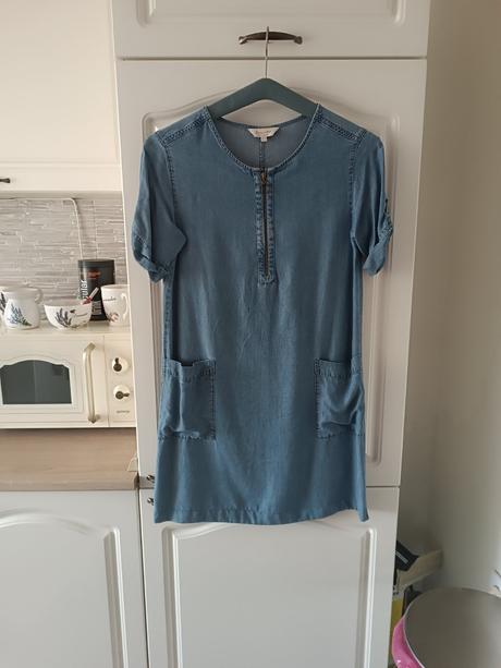 Riflové šaty, f&f,34