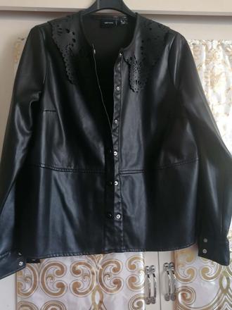 Tenká koženka s madeirou, vero moda,l