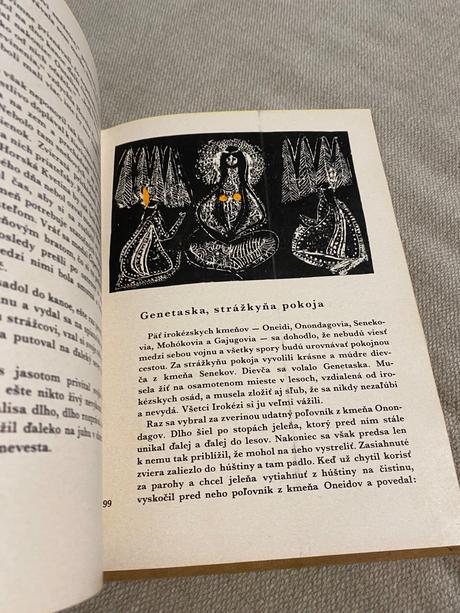 Stará retro rozprávka manitouov dar indiánske rozp, 