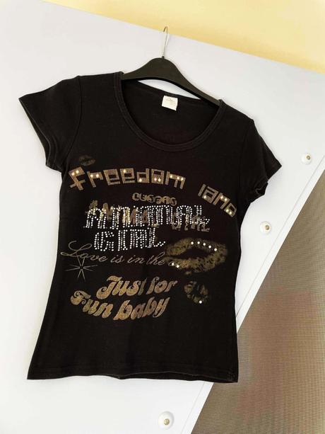 Tričko s trbliet.kamienkami, m