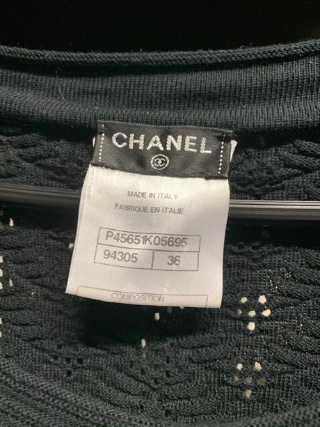 Chanel bavlnené šaty s, s