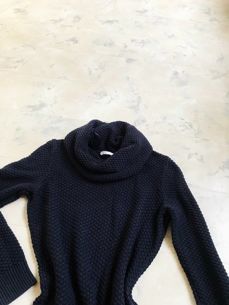 Pletené šaty s rolákom, esprit,l