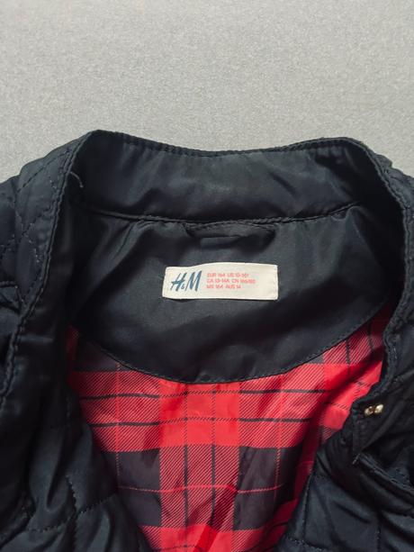 Prešívaná bunda, h&m,164