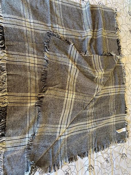 Elegantný mäkký káro šál - uni, 