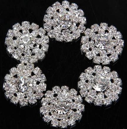 Ozdobná štrasová aplikácia 20 mm, 