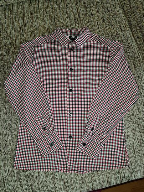 Košeľa s vestou  veľkosť 140, h&m,140