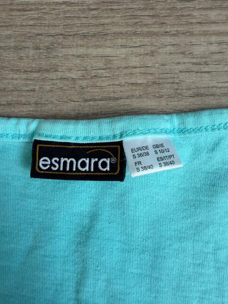 Modré tričko, esmara,s