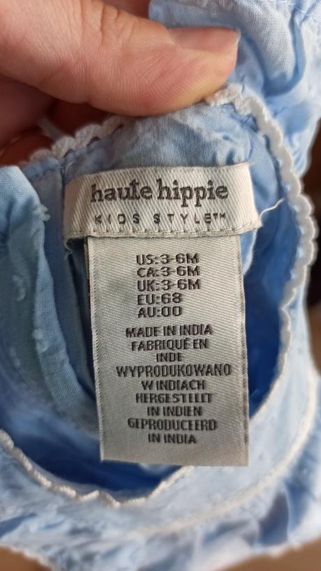 Set šaty+nohavičky+klobúčik, 68