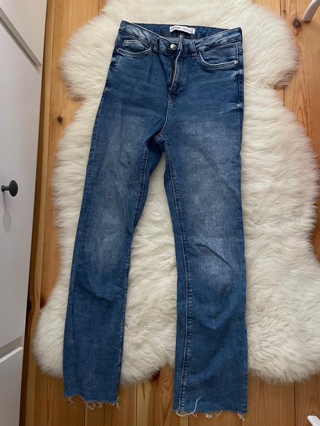 Modré rifle cropp, denim,32