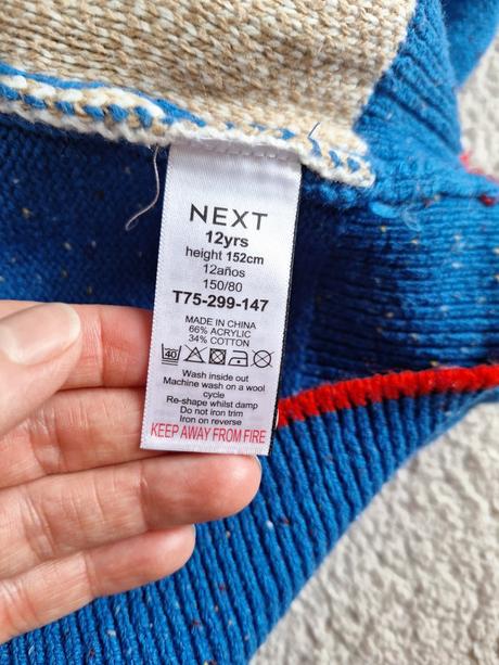 Vianočný pulóver, next,152