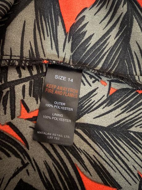 Papaya london tropický top s výraznou potlačou, papaya,42