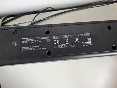 Zosilňovač, subwoofer, sony