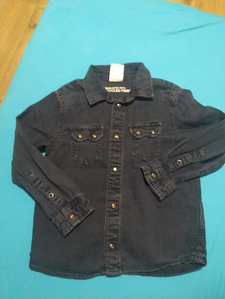 Rifľová košeľa, denim,110