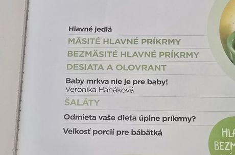 Dojčenské recepty,