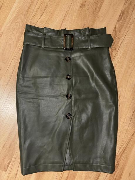 Koženková midi sukňa orsay m, orsay,m