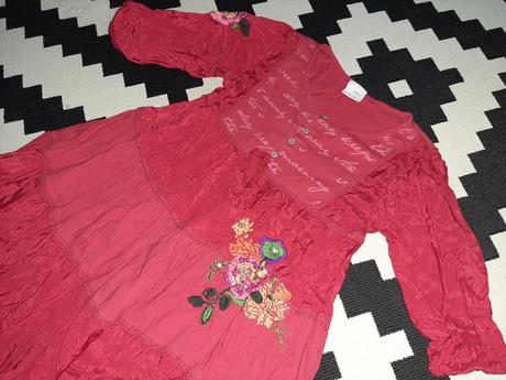 Nádherné vyšívané šatočky_tunika na 6-8r., next,122