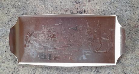 Zberateľské lyžičky, tácka, 