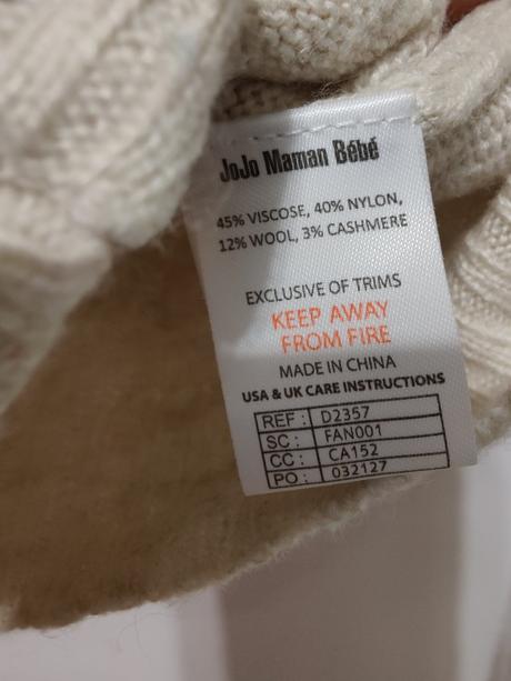 Jemnucky pleteny sveter, 6-12 mesiacov, 74