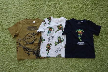 Tričká ninja korytnačky, h&m,98
