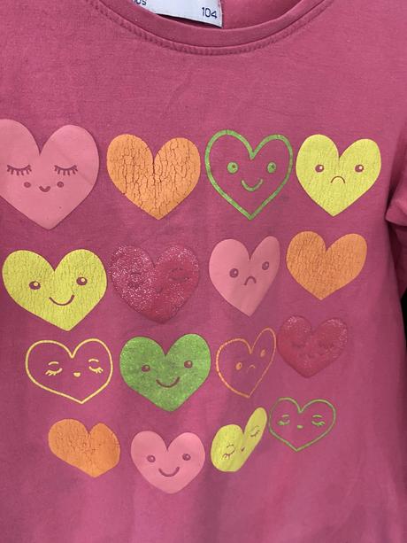 Dievčenské tričko velk.104, 104