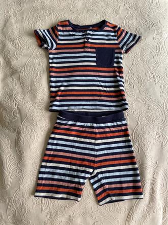 Mäkké bavlnené krátke pyžamo, reserved,98