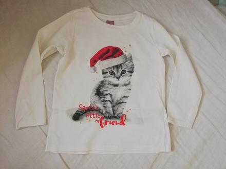 Vianočné, mikulášske tričko s macickou, dopodopo,104
