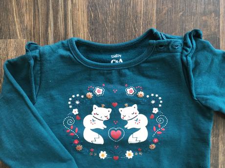 Mikina c&a termo tmavozelená vel.80, c&a,80