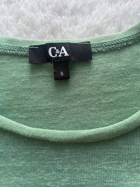 Zelenkaste upletove tricko c&a, c&a,s