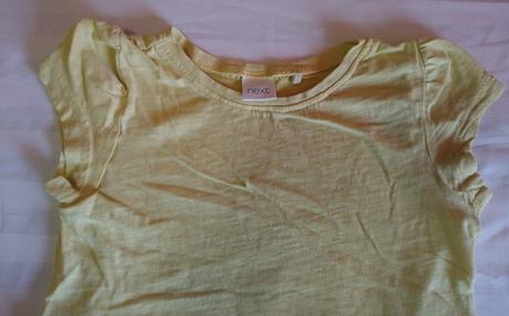 Dievčenské žlté tričko na 2-3 roky, next, next,98