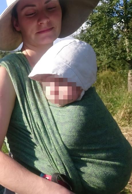 Bavlnená šatka na nosenie detí mokosh wrap, mokosh