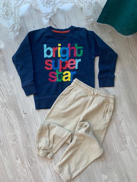 Jarna suprava mikina next a tepláky zara 3-4 r, next,104