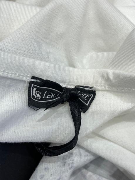 Dámske biele tričko s potlačou laura scott (36), s