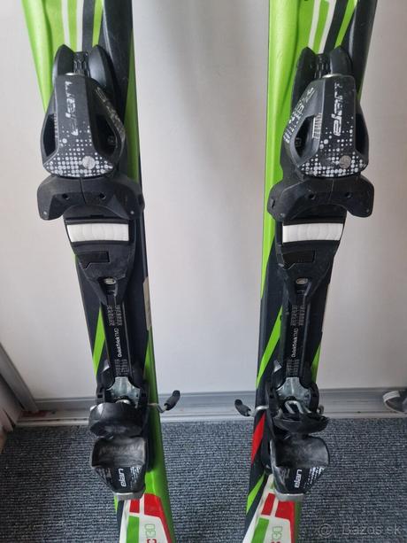 Lyže elan 130 cm + paličky, elan,130-139 cm