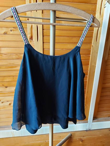 Voľný top s farebnými ramienkami kiabi, l