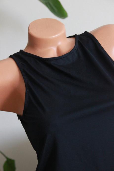 Čierny elastický body top, s/m, s