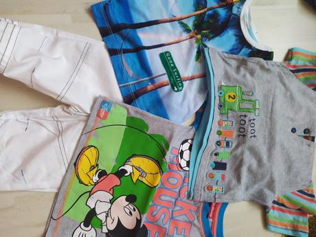 3x tričko+ kraťasy, 68–80