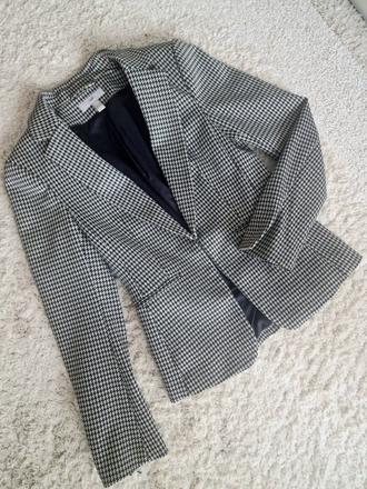 Kárované sako h&m, h&m,xs