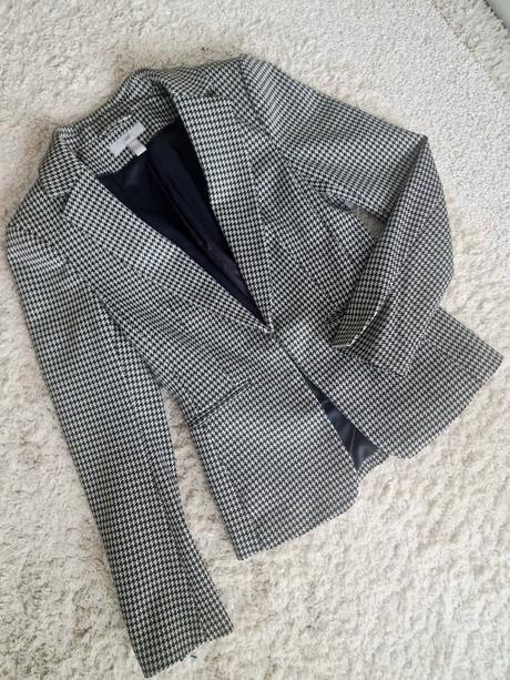 Kárované sako h&m, h&m,xs