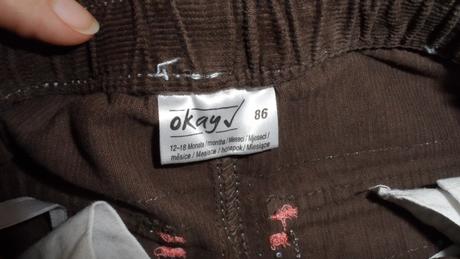 Menčestrové nohavice, okay,86