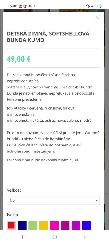 Softshellova bundicka od haha v.86, 86