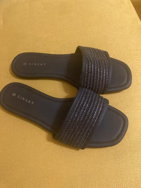 Slapky cierne elegantne darujem, sinsay,38