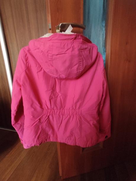 Bunda ružová na zimu, abercrombie&fitch,152