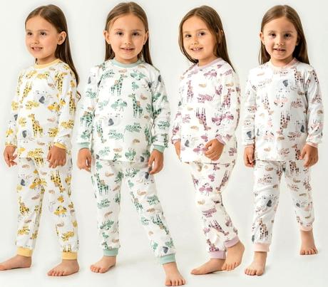 Detské 100 percent bavlna pyžamka zvieratkové, 68 - 170
