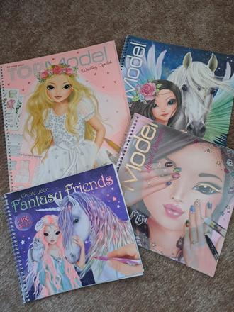 Kreatívne zošity/omaľovánky top models,