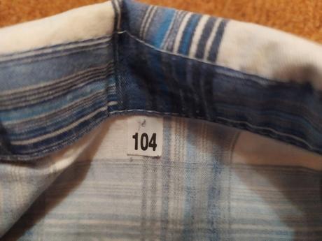 Košeľa 104 s poštou, 104