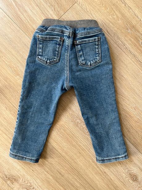 Zateplený rifle h&m 80 výborný st, h&m,80