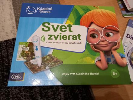 Albi hovoriace pero+2 knižky,
