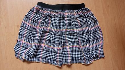 Károvaná sukňa, takko,134